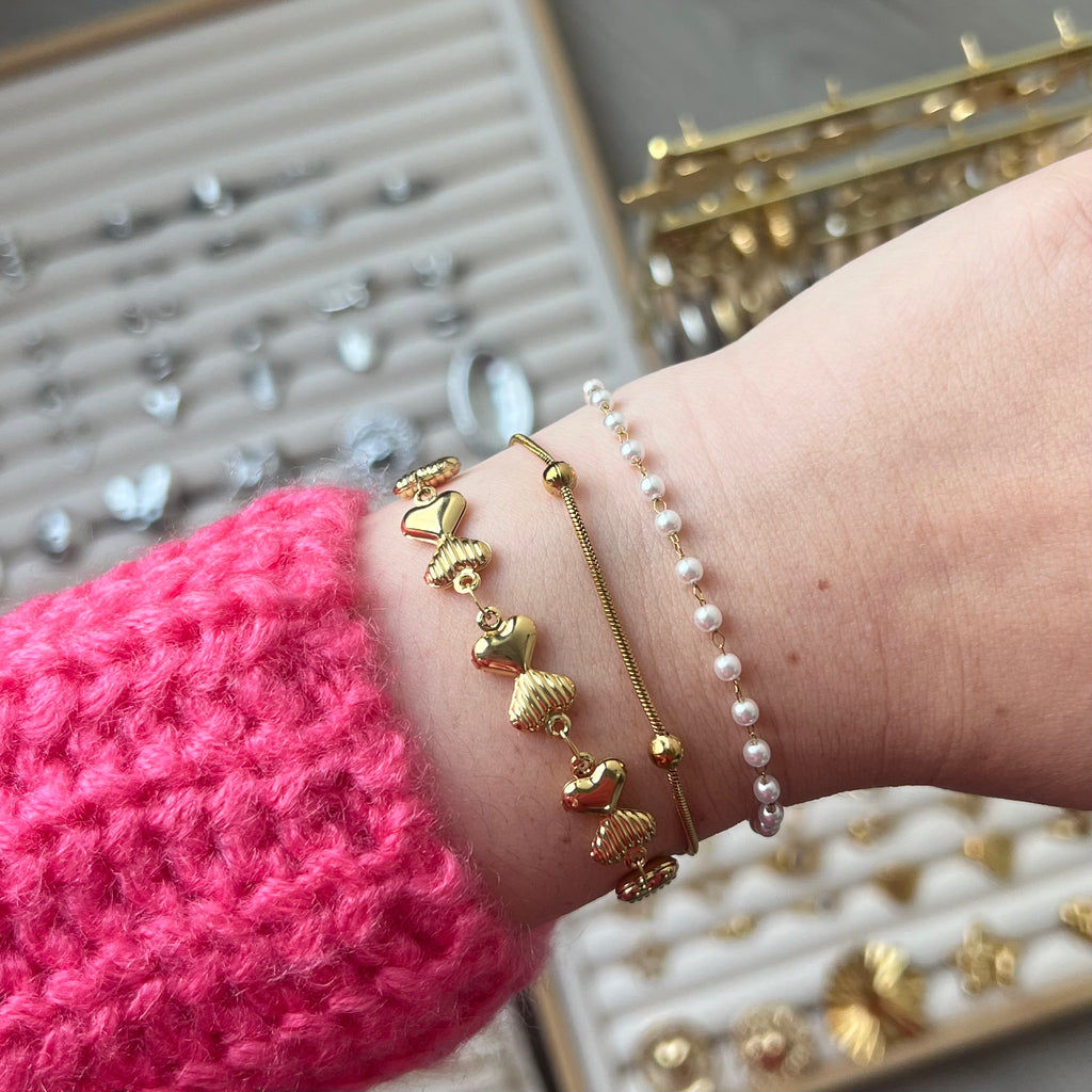 Witte Pearl | Armband