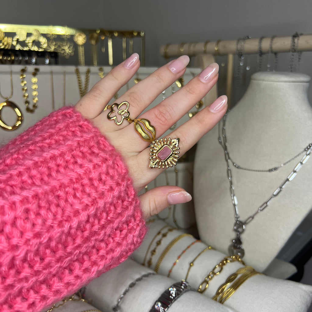 Roze Love Heart | Ring