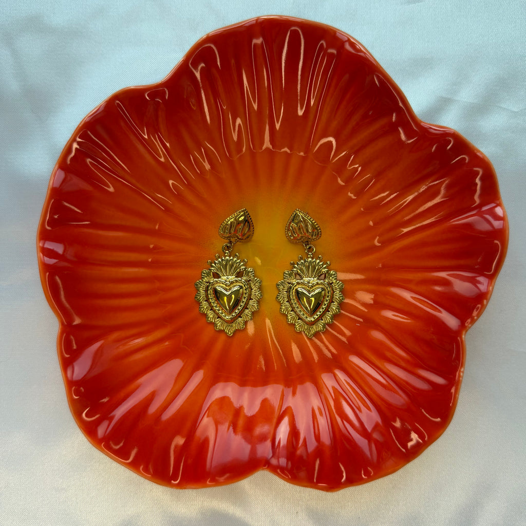 Double Queen Heart | Oorbellen