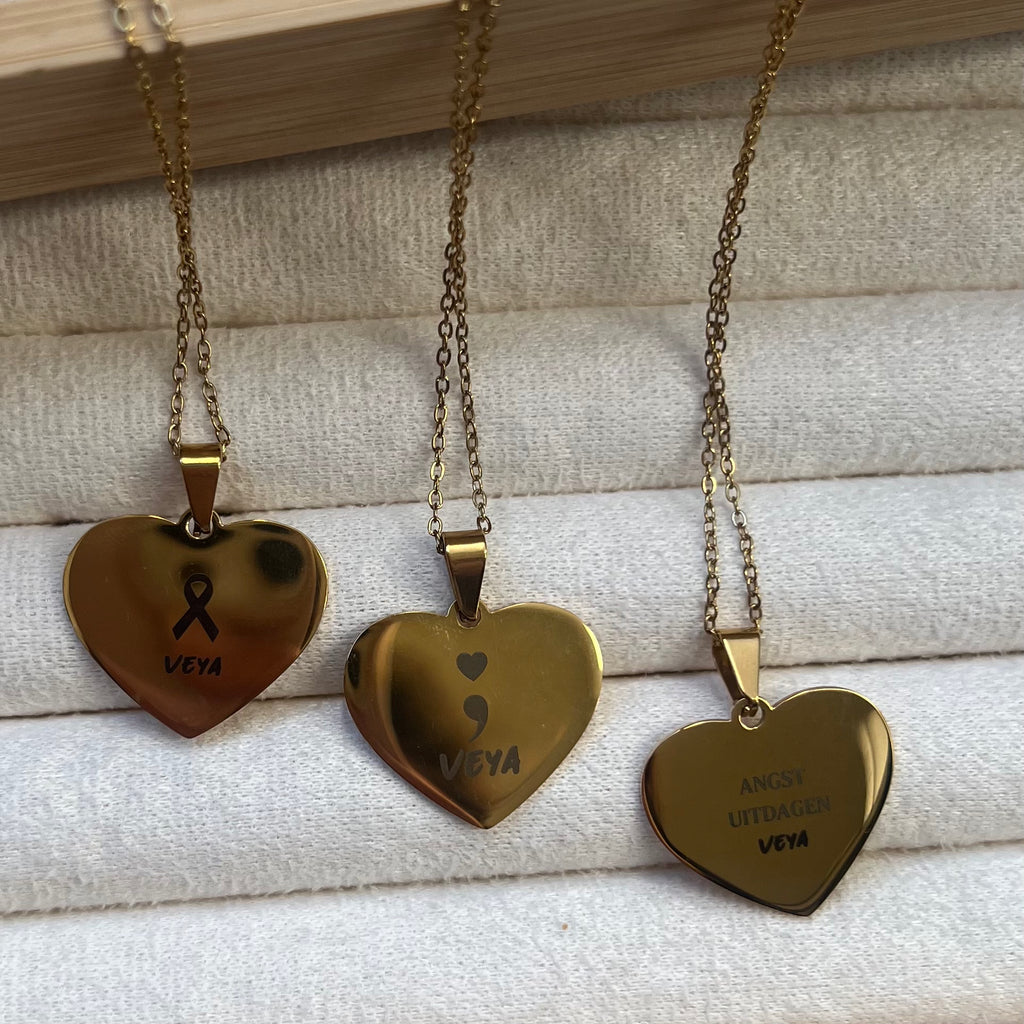 Angst Uitdagen | Mental Health Ketting