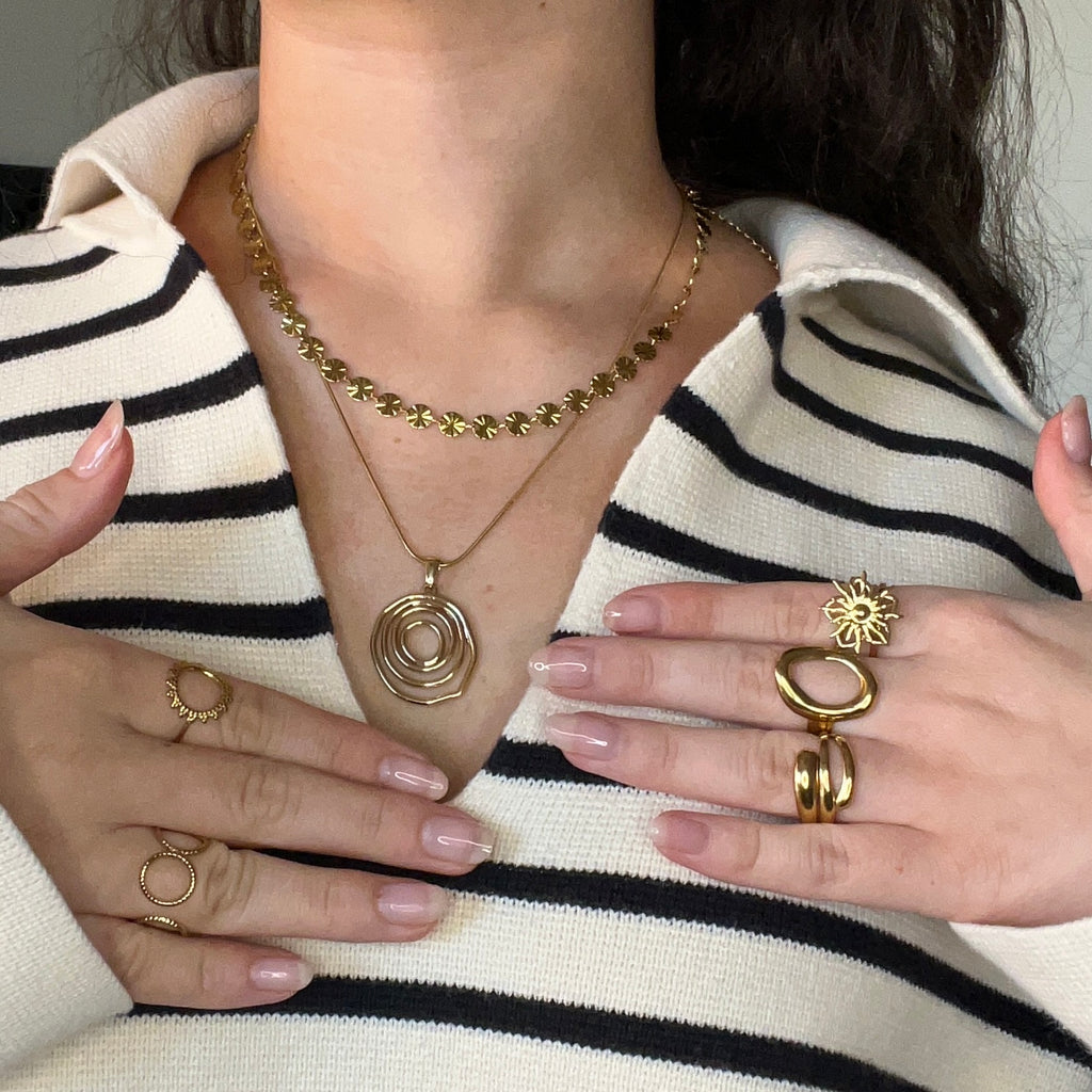 Ronde Swirl | Ketting