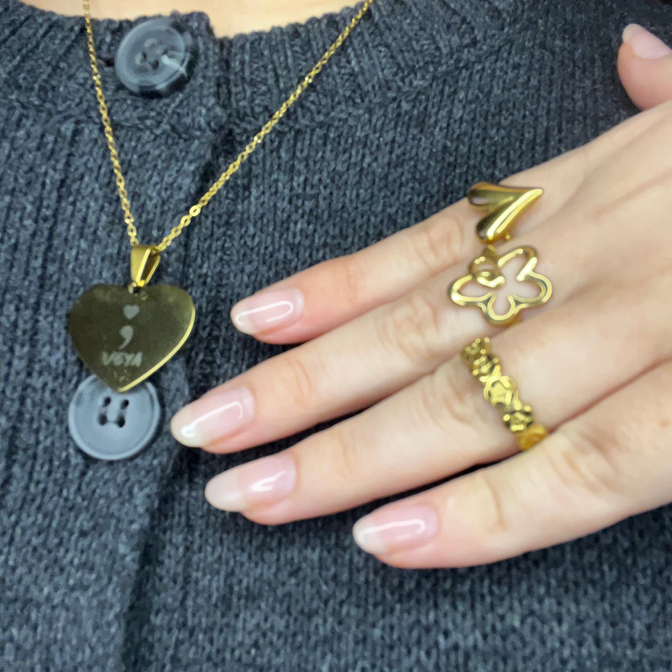 Punt Komma | Mental Health Ketting