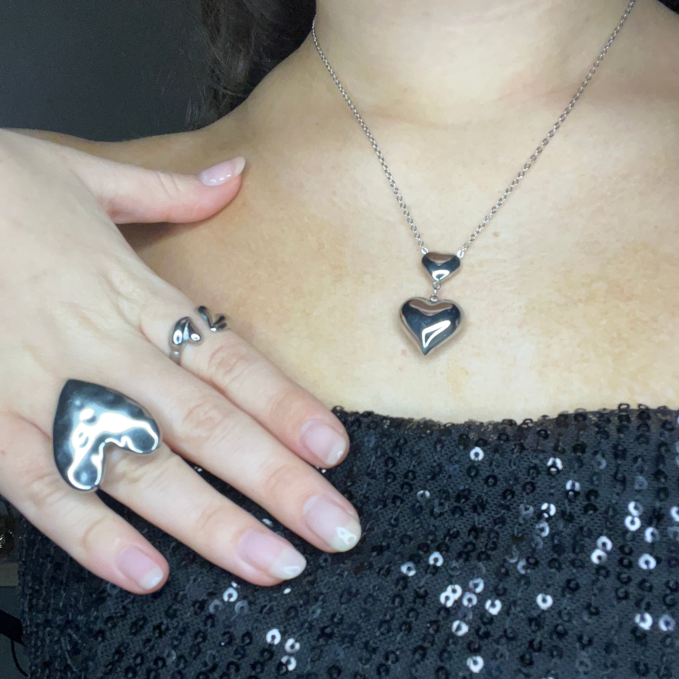 Double Heart | Ketting