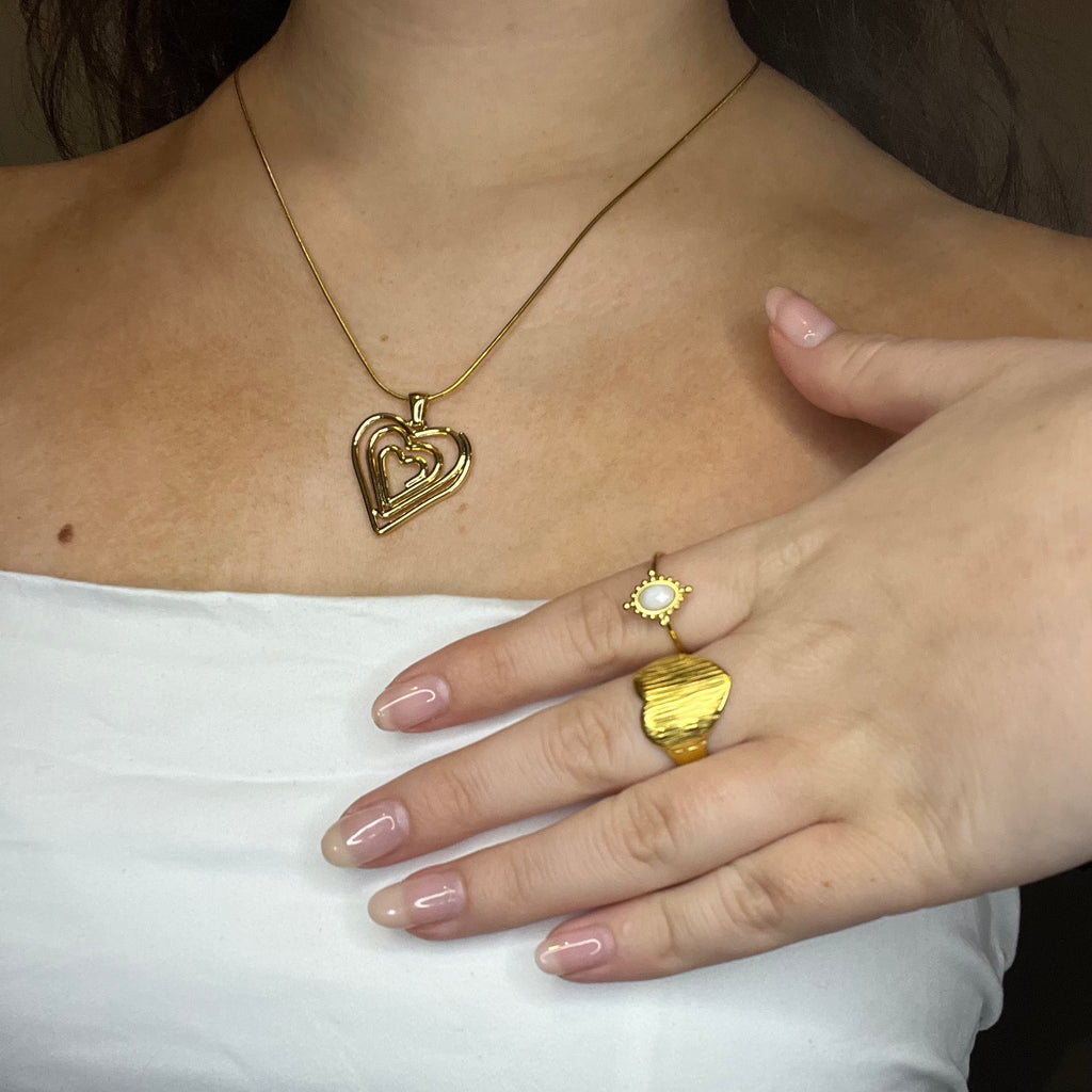 Heart Swirl | Ketting