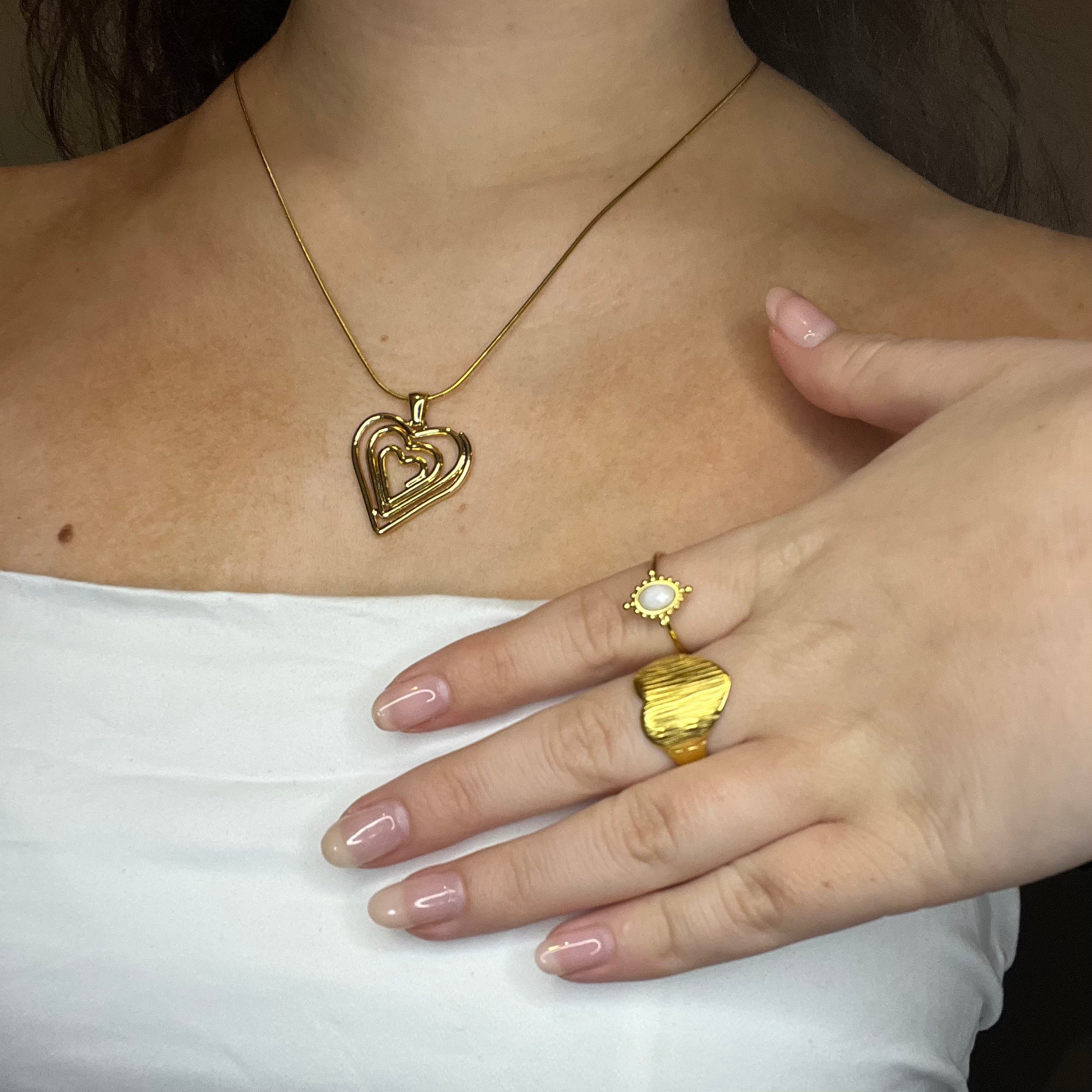 Heart Swirl | Ketting