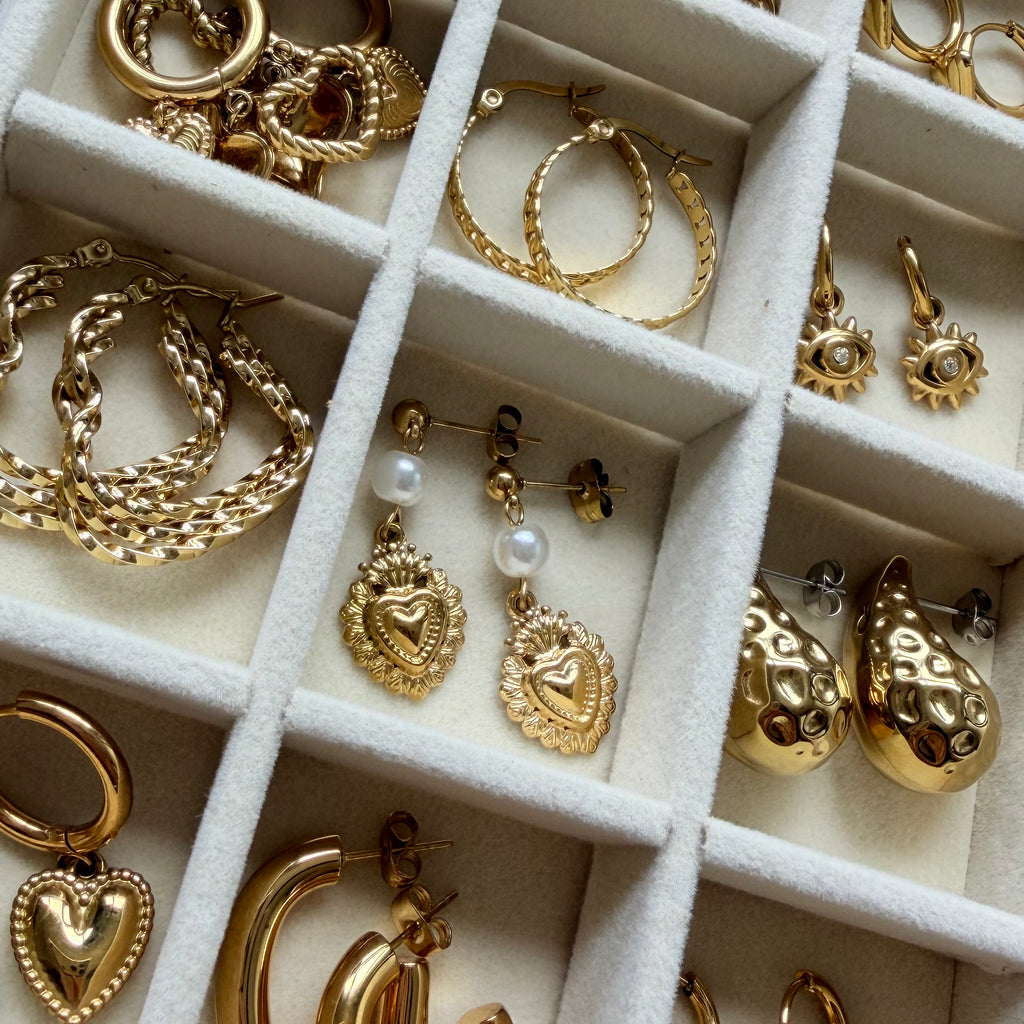 Locked Hoops | Oorbellen