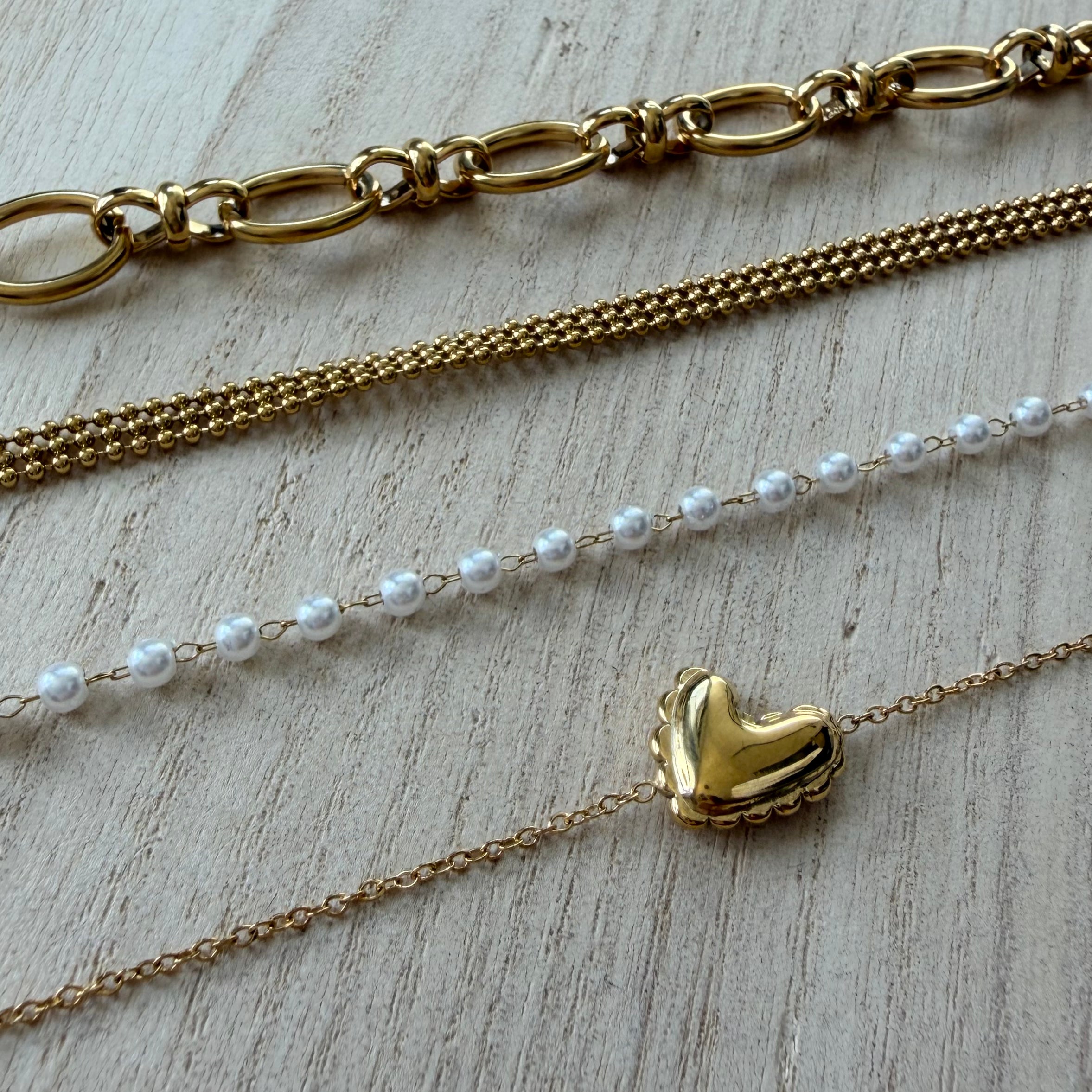 Witte Pearl | Armband