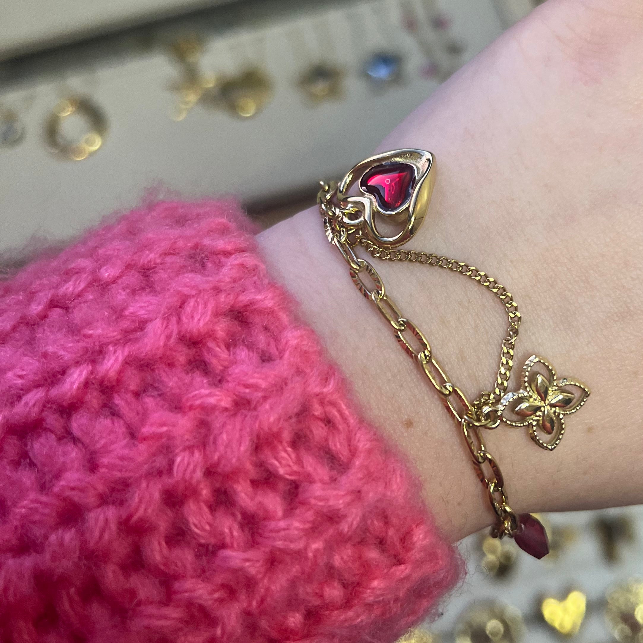 Rode Heart | Armband