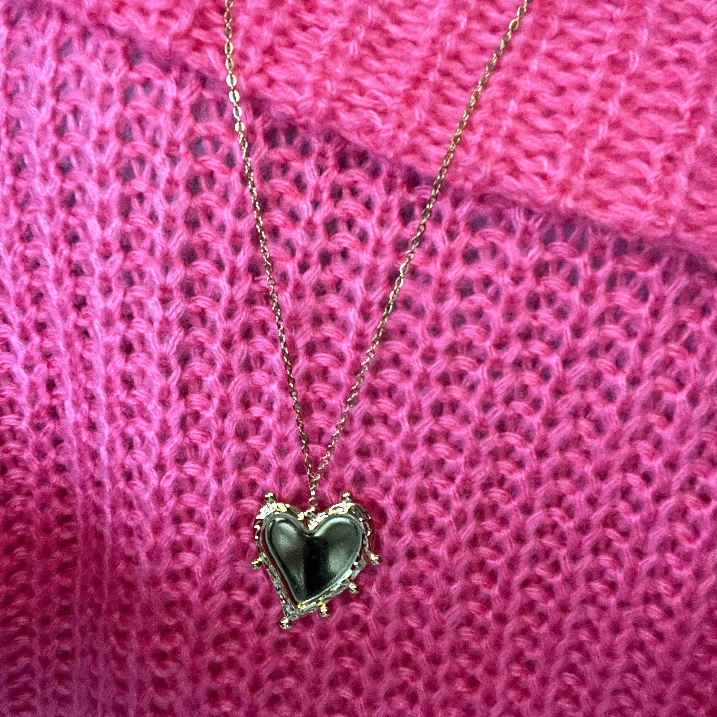 Statement Dot Heart | Ketting