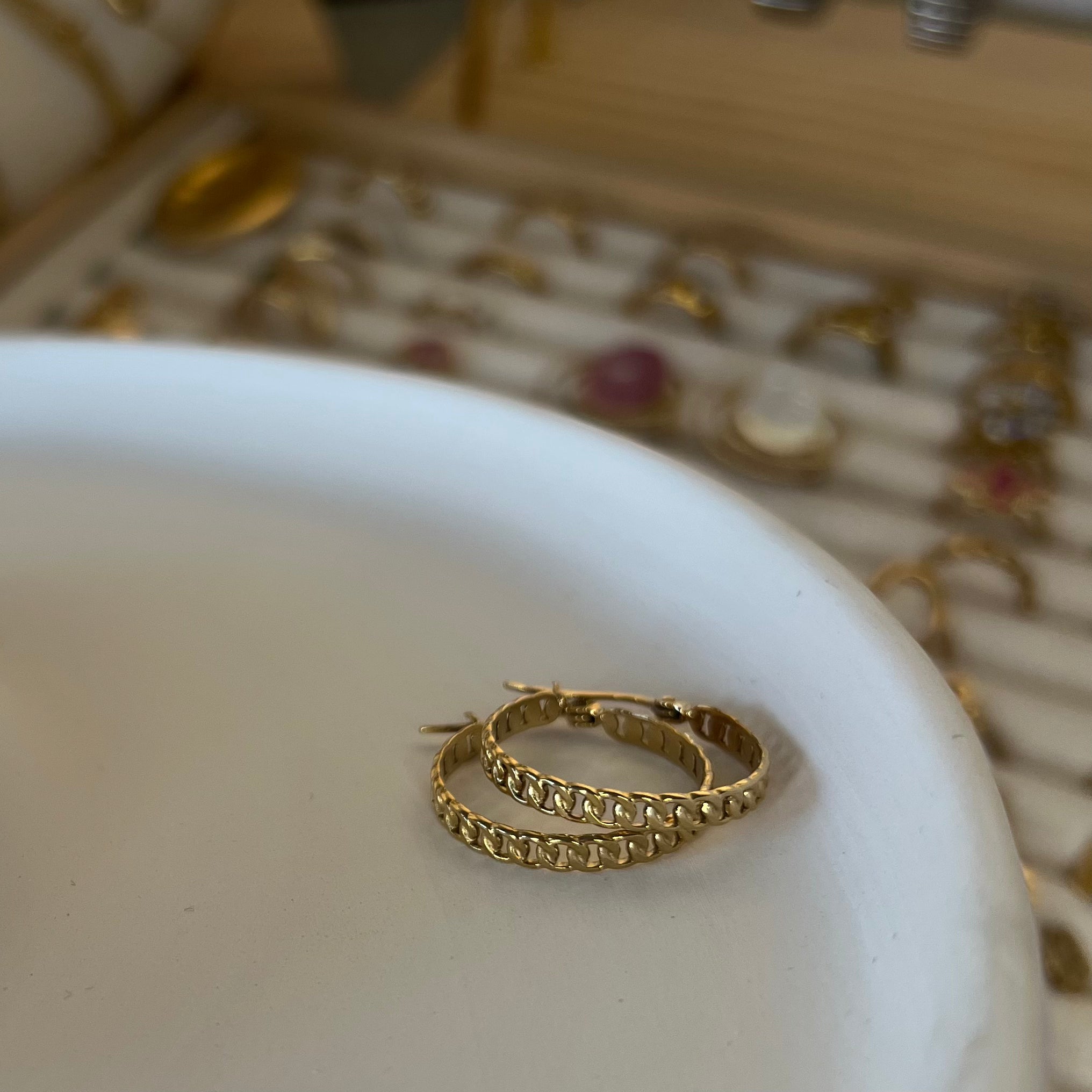 Locked Hoops | Oorbellen