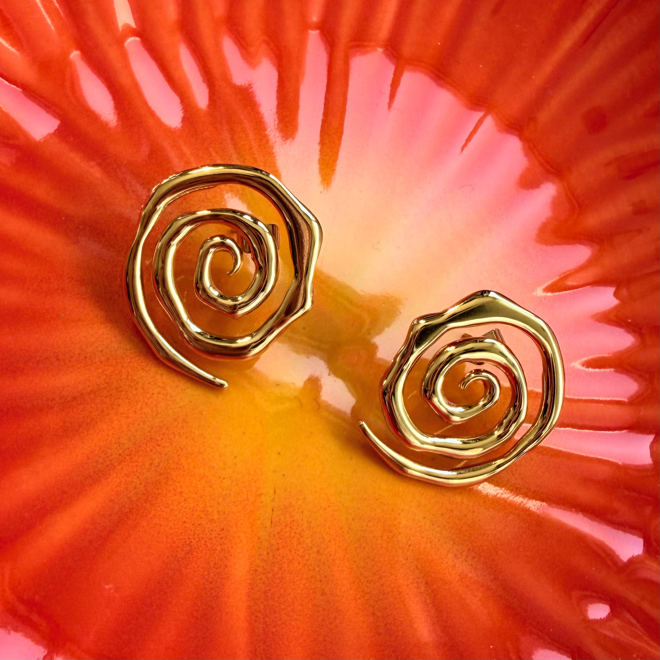 Swirly | Oorbellen