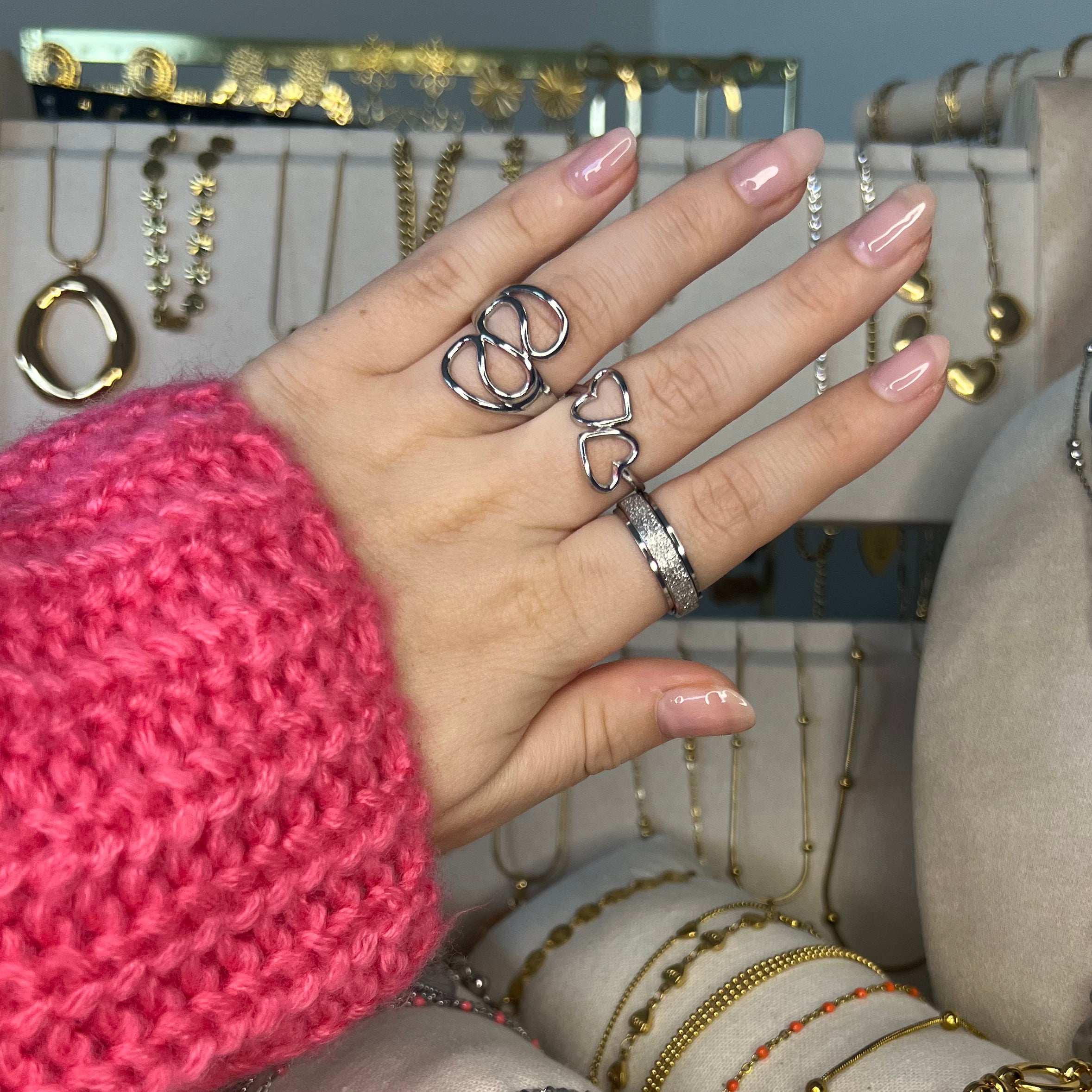 anti stress ring , fidget ring , spinner ring